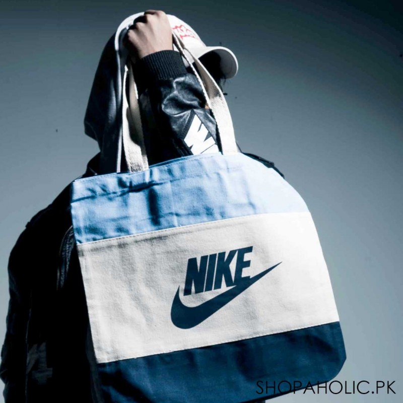 Nike Heavy Canvas Tri-Color Tote Bag
