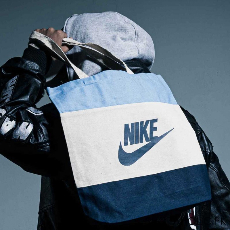 Nike Heavy Canvas Tri-Color Tote Bag