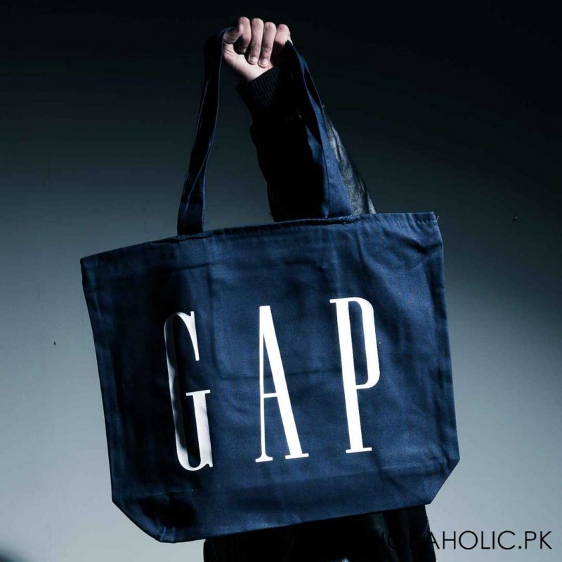 GAP Heavy Canvas Zipper Tote Bag