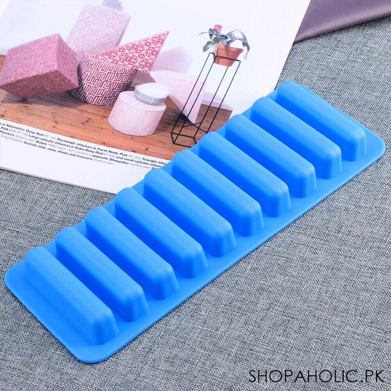 Silicone Narrow Ice Stick Cube Making Tray for Water Bottles and Chocolate Sticks