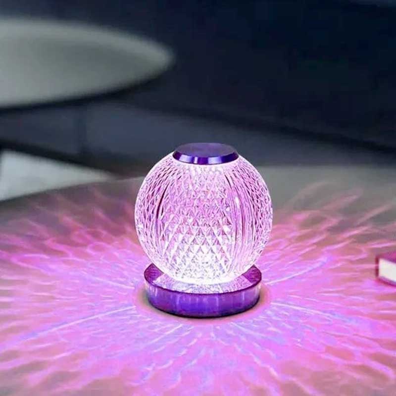 Mini Round Ball Acrylic Crystal LED Lamp