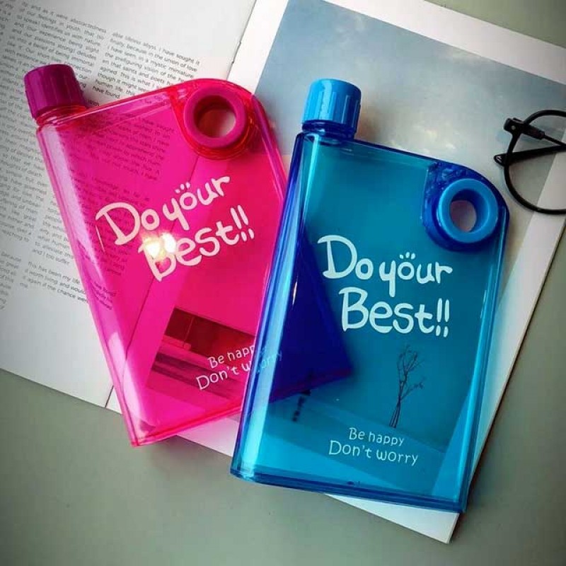Do Your Best Notebook Style Portable Water Bottle