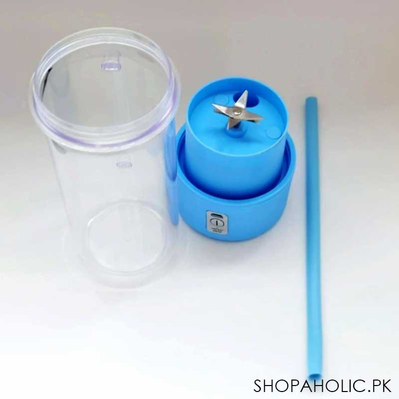 Rechargeable Mini Portable Juicer Cup with Straw for Home, Travel, Outdoor