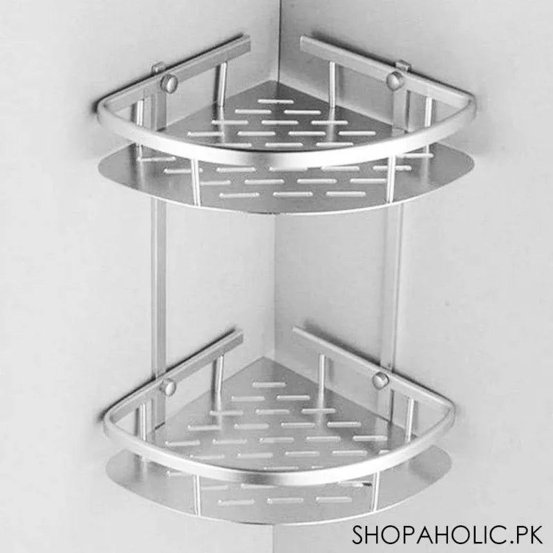 Buy Double Layer Triangle Aluminum Corner Rack In Pakistan
