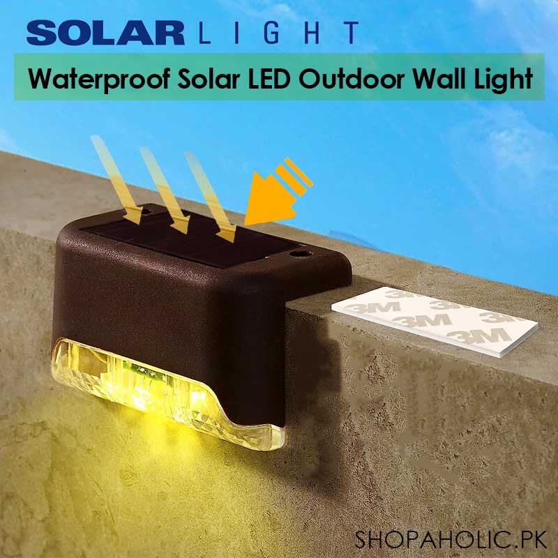 Waterproof Solar LED Wall Light Outdoor