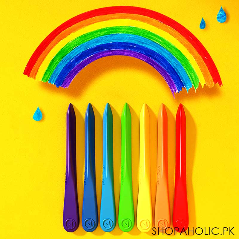 12pcs Plastic Crayons Pencil Colour Set for Student Kids