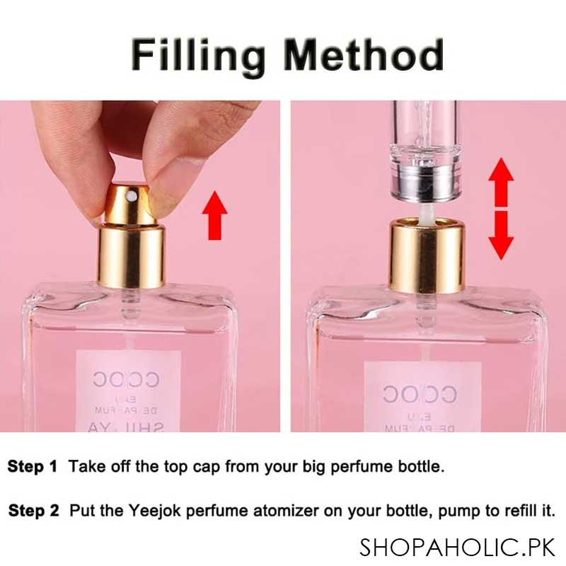 Mini Spray Refillable Empty Perfume Atomizer Bottle for Travel