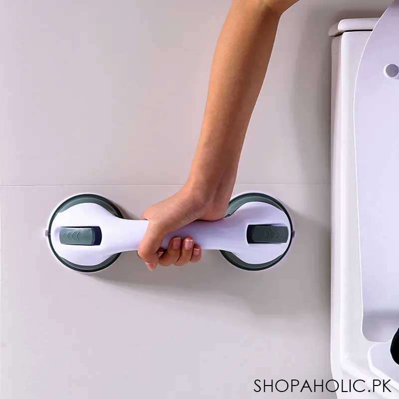1pc Wall Mount Helping Handle Suction Lock Assist Grip