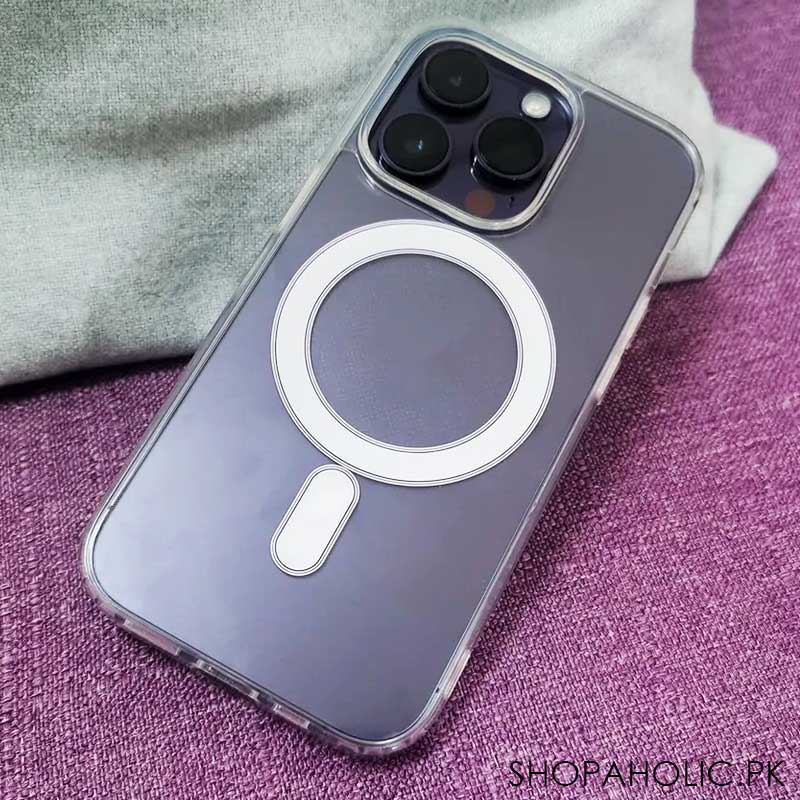 MagSafe Transparent Magnetic Wireless Charging Case Cover for iPhone