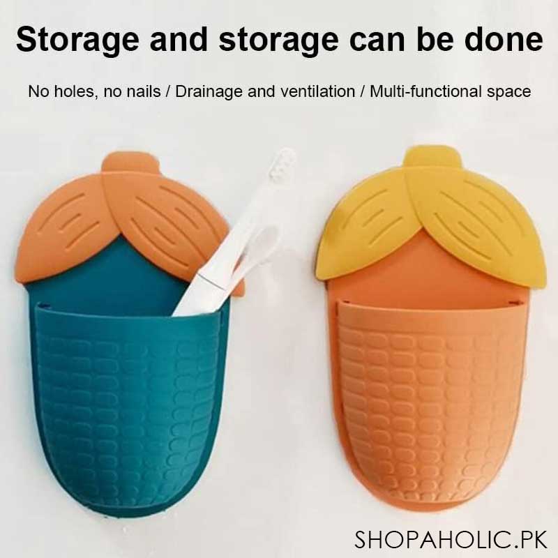 Wall-Mounted Multipurpose Corn Shaped Storage Box