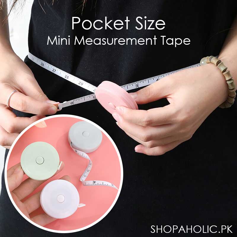 Pocket-Size Mini Measurement Tape (60 Inches)