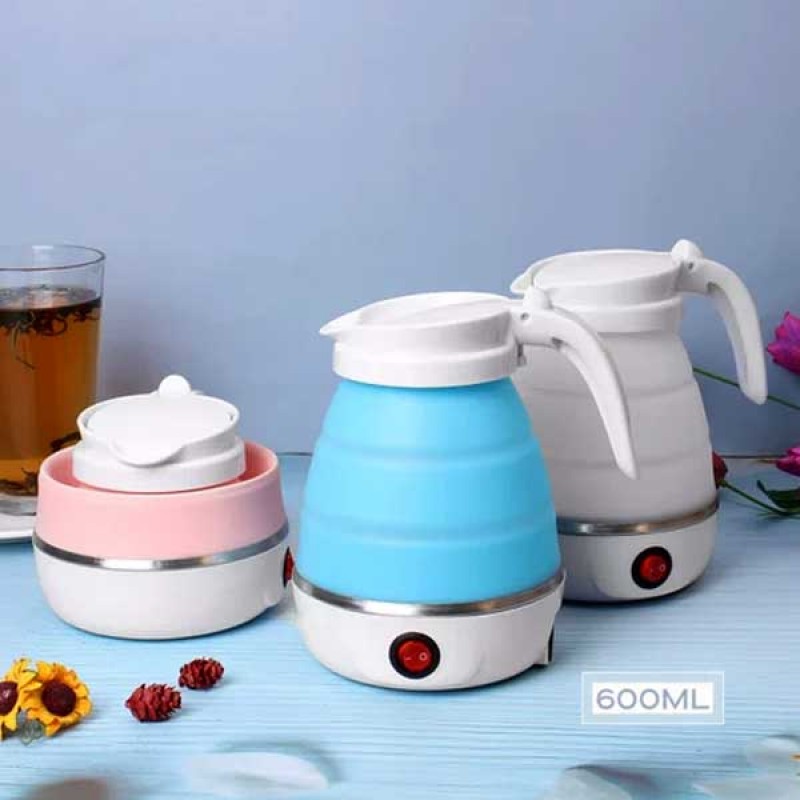 Silicone Collapsible Foldable Electric Kettle 600ml