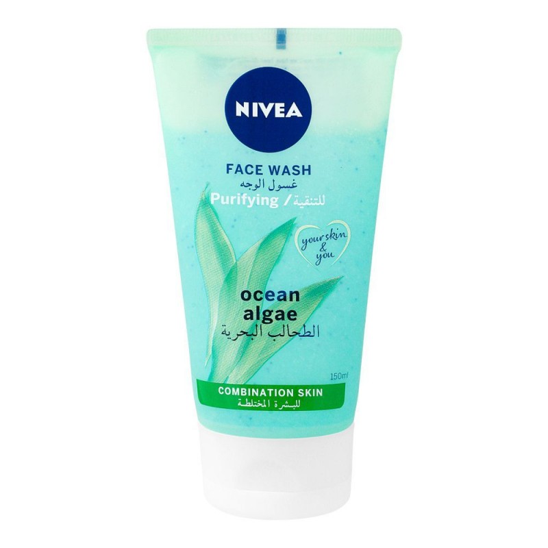 Nivea Purifying Face Wash, Ocean Algae, Combination Skin, 150ml