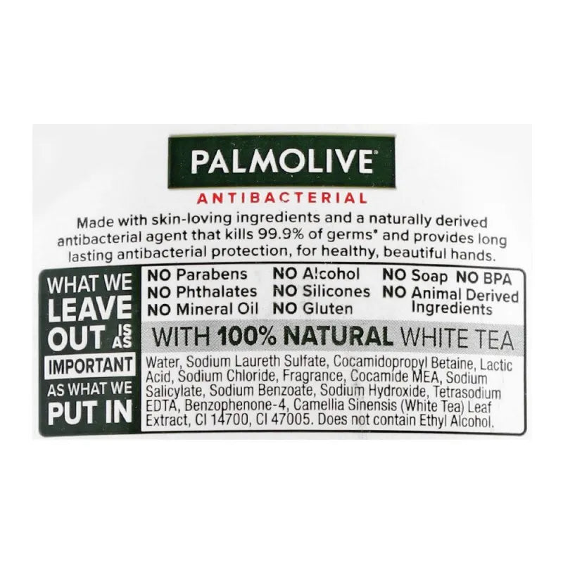 Buy Palmolive Antibacterial White Tea Hand Wash, 450ml