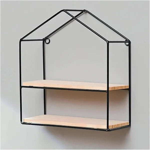Buy Double Layer Iron Metal Wall Shelf Price in Pakistan