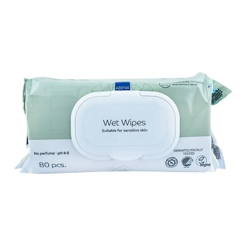 Buy Abena Personal Care Unscented Wet Wipes 18x20cm, 80Pack
