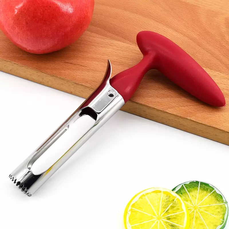 Fruit Corer, Apple Slicer Corer Cutter, Stainless Steel Fruit Core Cutter, Multifunction Pear Core Removed Knife, Twist Core Seed Remover, Fruit Vegetable Tools Kitchen Accessories