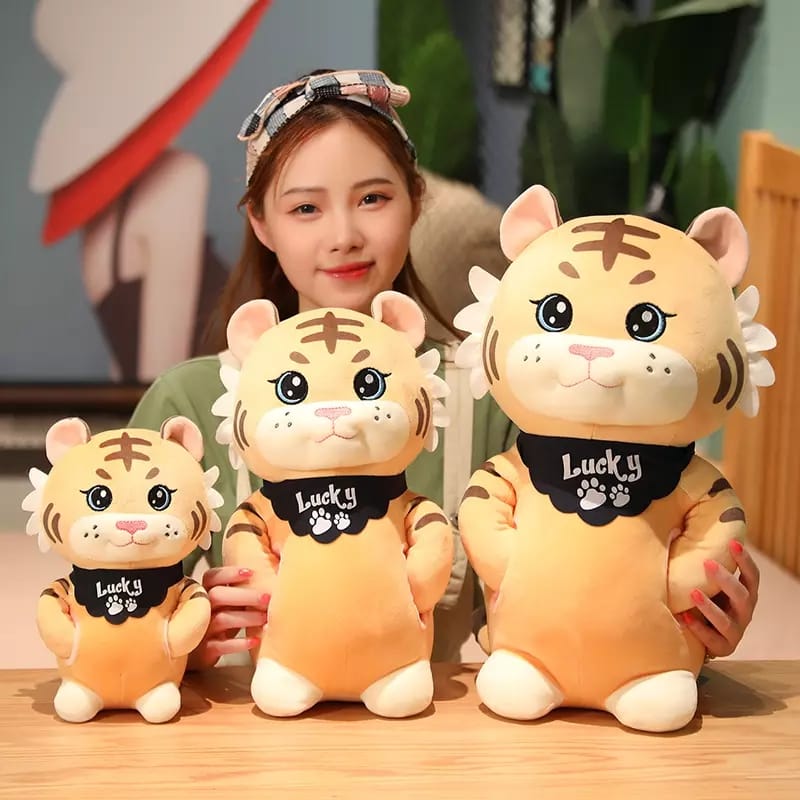 Tiger Soft Plush Toys, Stuffed Cartoon Animal Toys For Kids