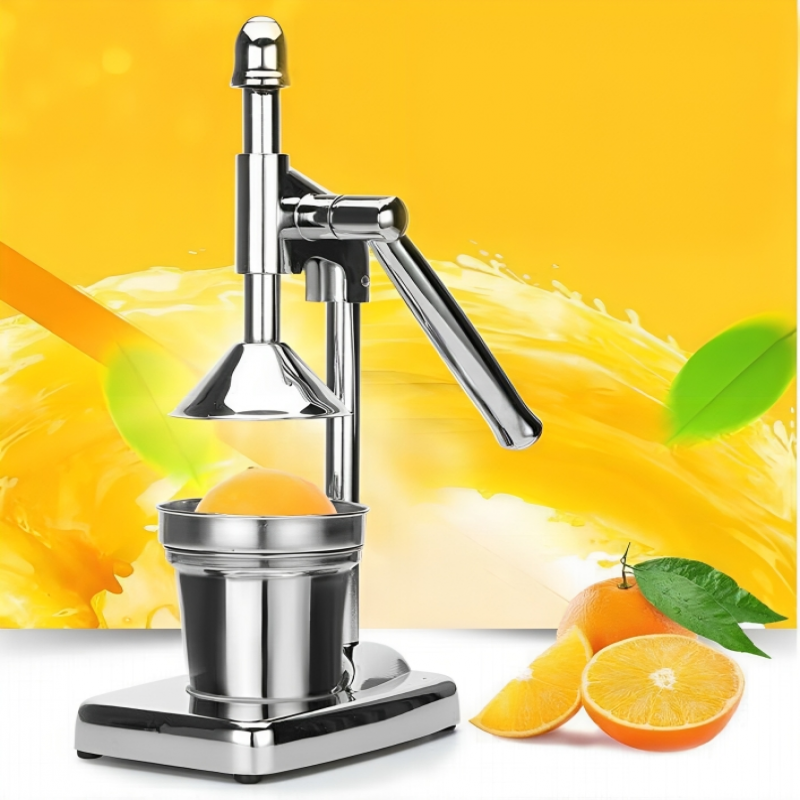 Manual Citrus Juicer, Squeezer for Fresh Fruit Juice, Hand Citrus Fruit Juice Machine, Stainless Steel Fruit Juice Squeezer