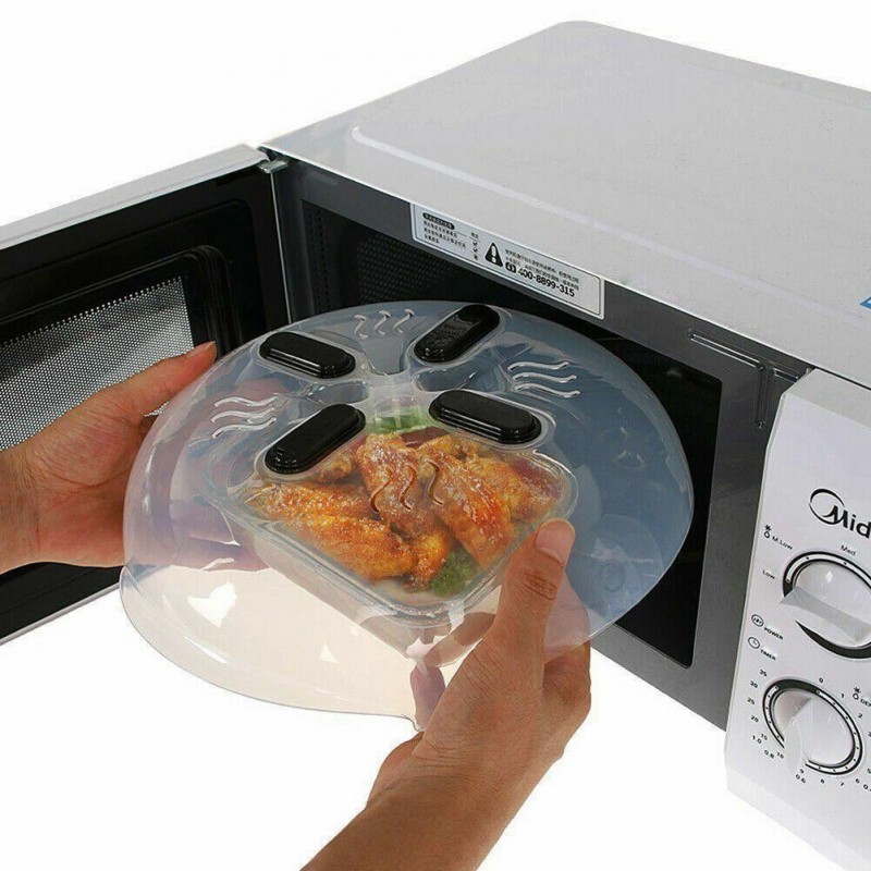 Magnetic Microwave Splatter Cover, Microwave Hover Cover