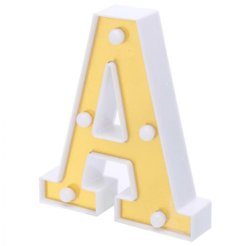 Gold Plated Led Letters