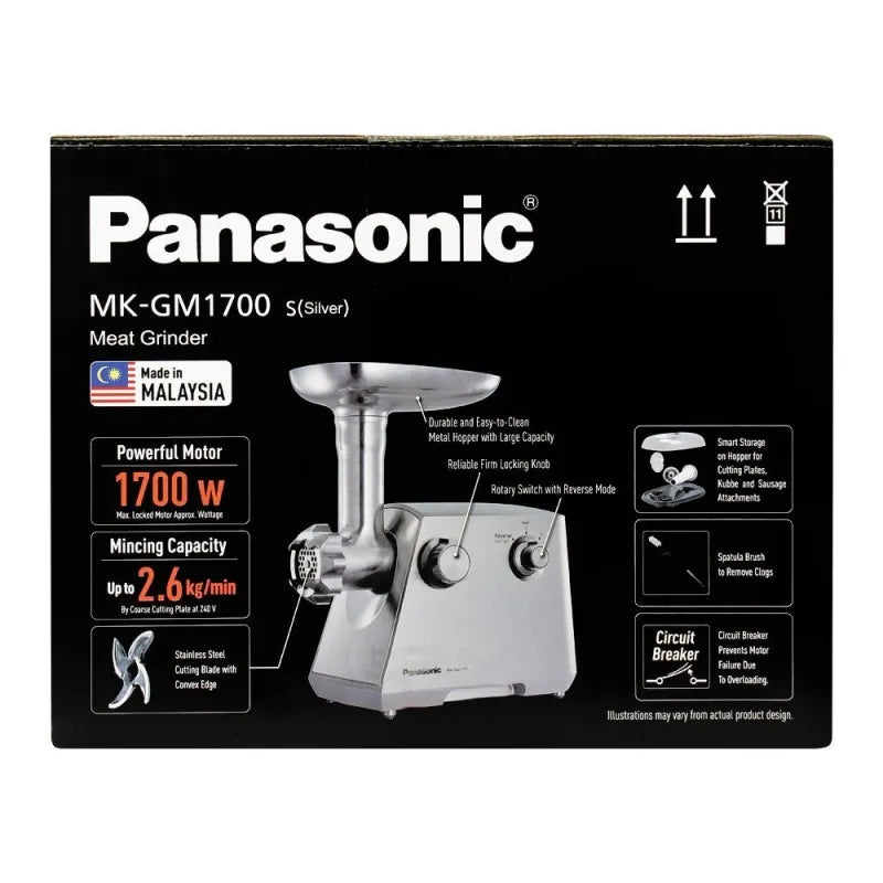 Buy Panasonic Meat Grinder, MKGM1700, Silver, Japan Blade