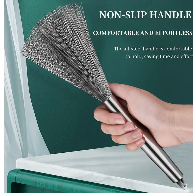 Stainless Steel Long Handle Pot Cleaning Brush