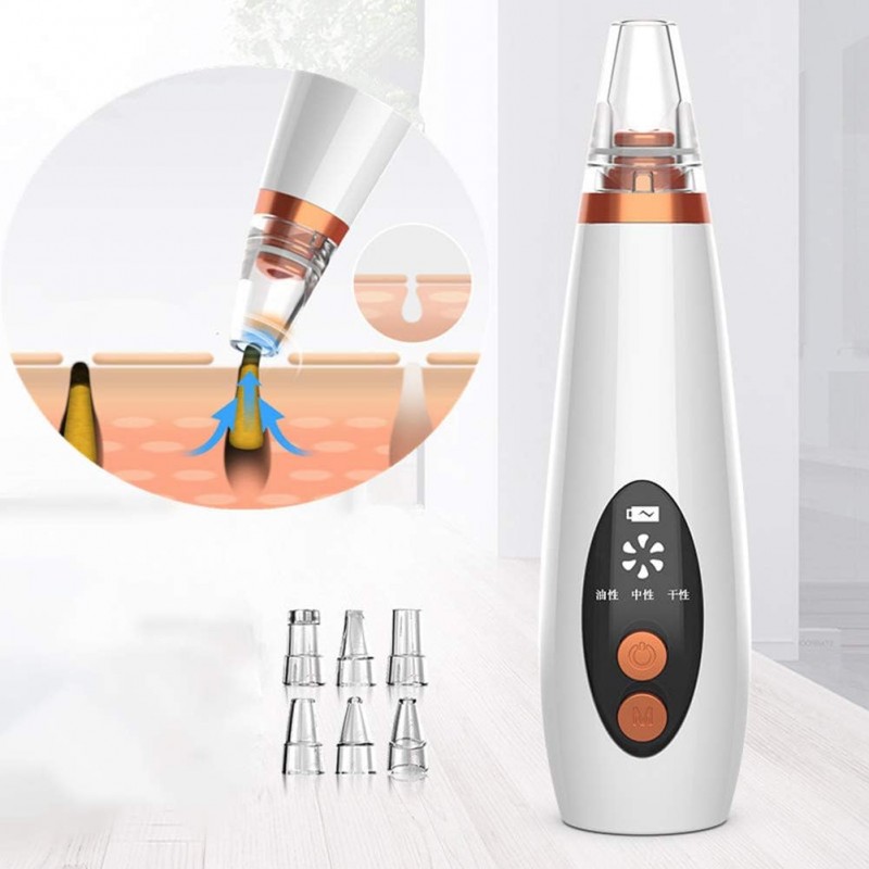 6 In 1 Rechargeable Blackheads Removing Device