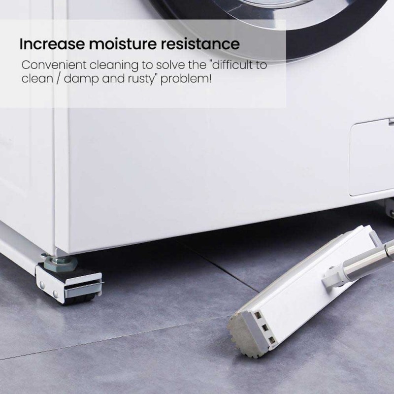 Washing Machine Refrigerator Base Adjustable Telescopic Dolly Moving Stand