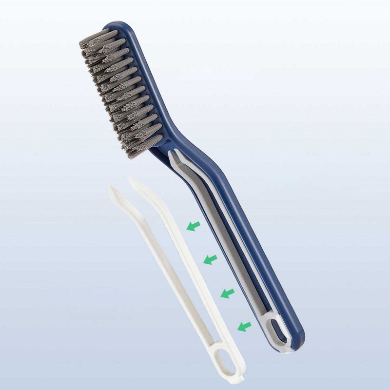 2-in-1 Multifunctional Kitchen and Bathroom Cleaning Brush with Clip