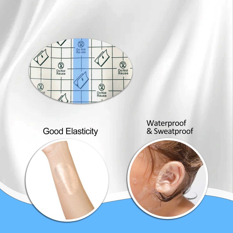 30pcs Baby Waterproof Ear Patch Stickers for Swimming Bath Protect Ear Care Paste