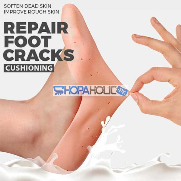 Anti-Crack Silicone Full Foot Skin Care Protector (Pair)