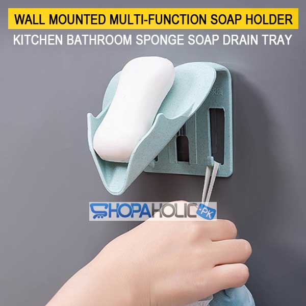 Wall Mounted Multifunction Soap Holder