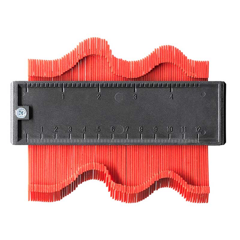 5-Inch Plastic Contour Gauge Duplicator Copy Irregular Shapes For Perfect Fit and Easy Measuring Cutting