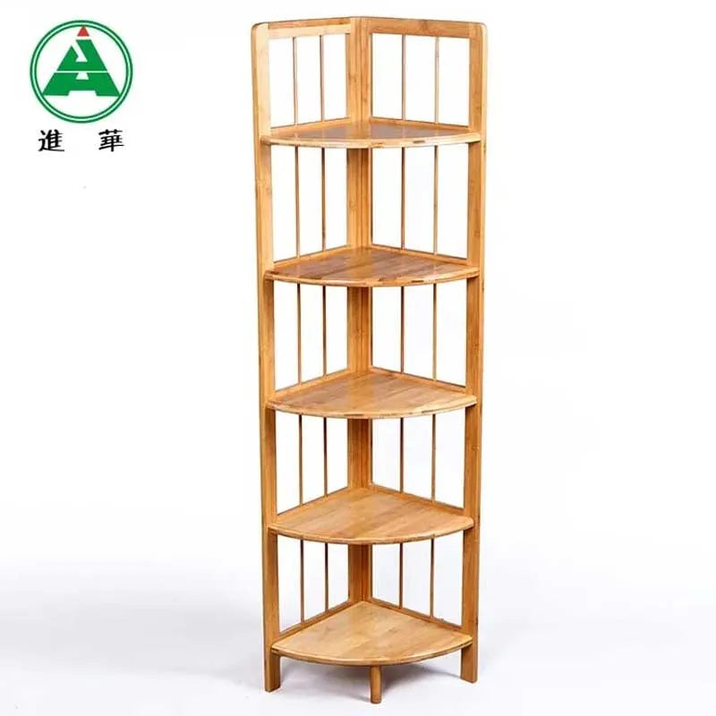 Buy 5 Layers Bamboo Corner Plant Stand Price in Pakistan