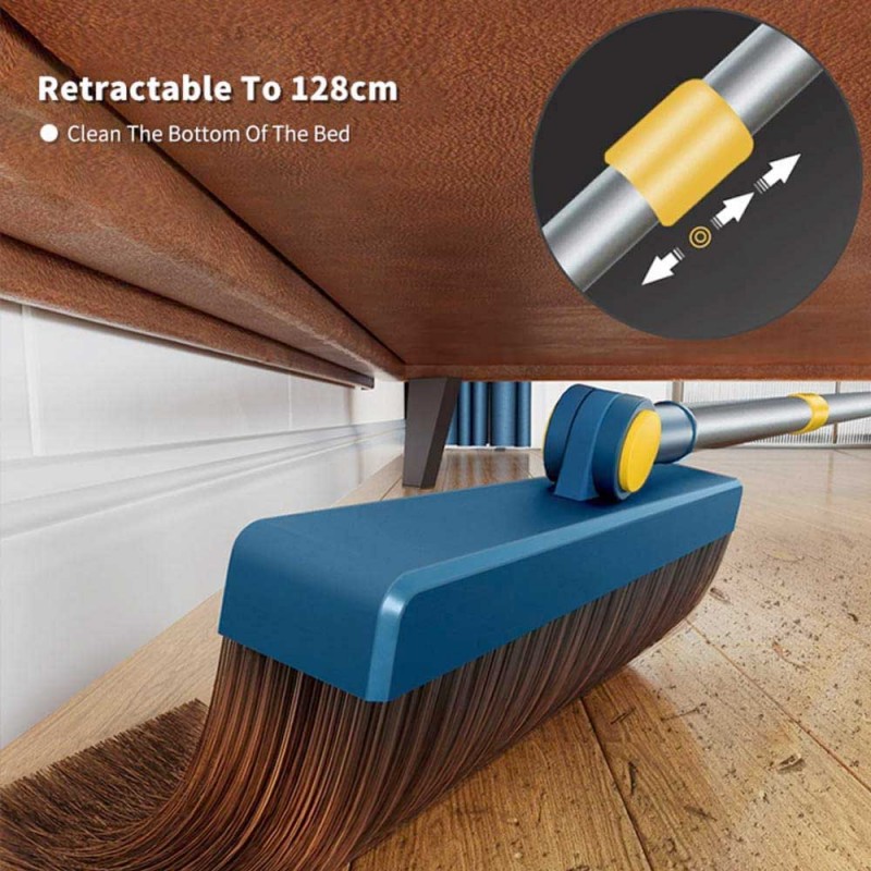 Attachable Indoor and Outdoor Broom and Dustpan Combo Set