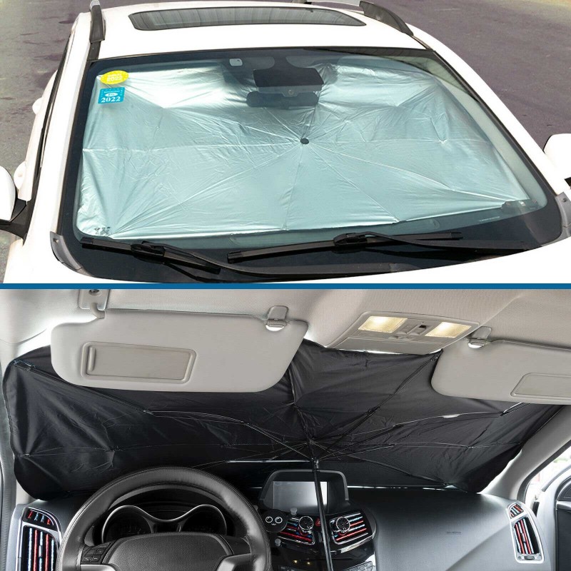 Umbrella Style Foldable Car Windshield Sun Shade