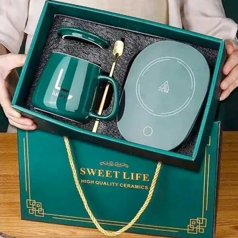 Buy Ceramic Coffee Mug Warmer with Temperature Pad Pakistan