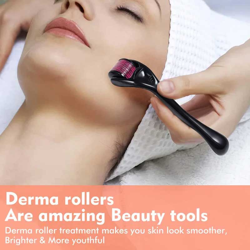 Derma Roller Anti Ageing and Facial Scrubs & Polishes Scar Removal Hair Regrowth System