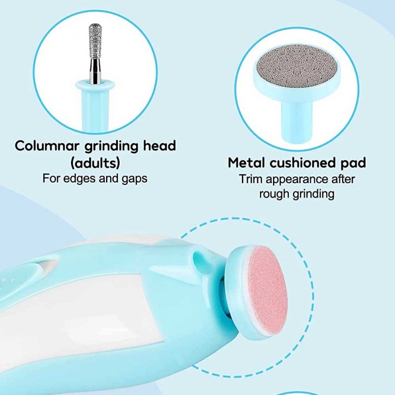 DMG Baby Nail Trimmer, Baby Electric Nail File Drill for Baby, Nail Care  Professional Manicure Pedicure System for Beauty Nail Art, 6 in 1 Safety  Cutter Trimmer Clipper for Toes and Fingers (