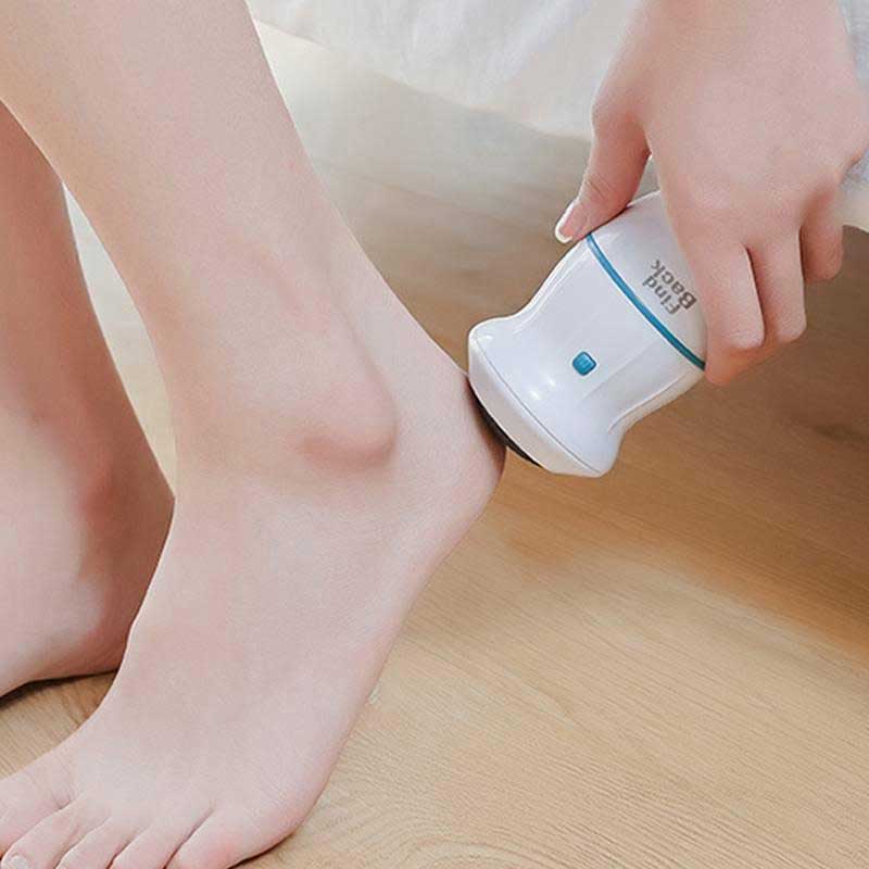 Rechargeable Find Back Callus Remover with Built-in Vacuum Foot Grinder Machine Hard Crack Cleaning