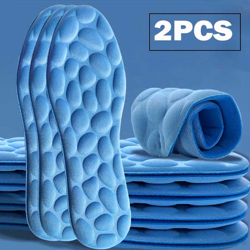 Massage Memory Foam Insoles For Shoes Sole Breathable Cushion Sport Running Insoles For Feet Orthopedic Insoles (Pair)