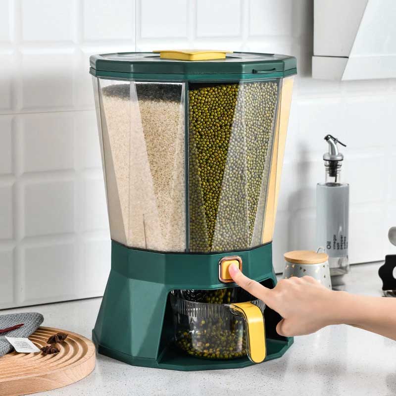 Rotate Rice Container