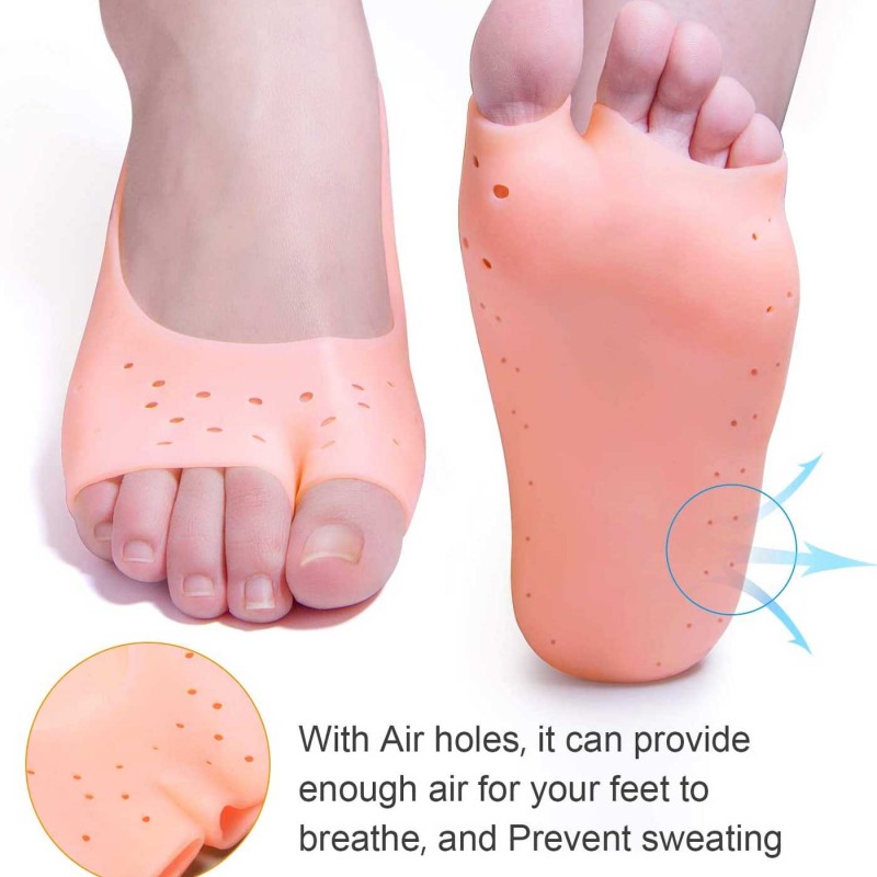 Silicone Foot Care Protector for Relieve Dry Cracked Heels and Feet