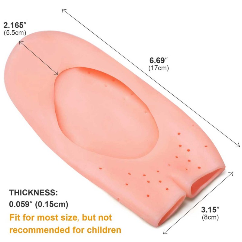 Silicone Foot Care Protector for Relieve Dry Cracked Heels and Feet