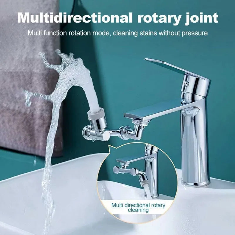 Swivel Extension Faucet Aerator Rotate Robotic Arm Tap Extender