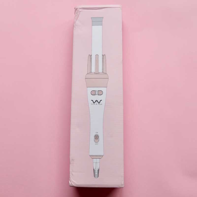 Vivid and Vogue Automatic Hair Curler and Rotating Hair Styling Wand