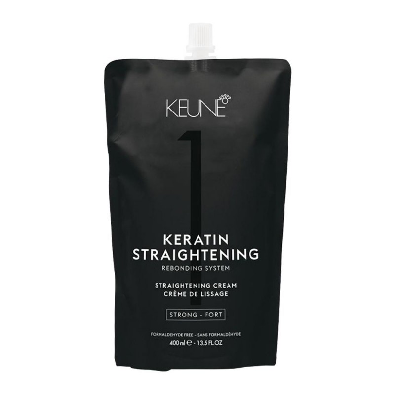 Keune Keratin Straightening Rebonding System Straightening Cream, Strong, 400ml