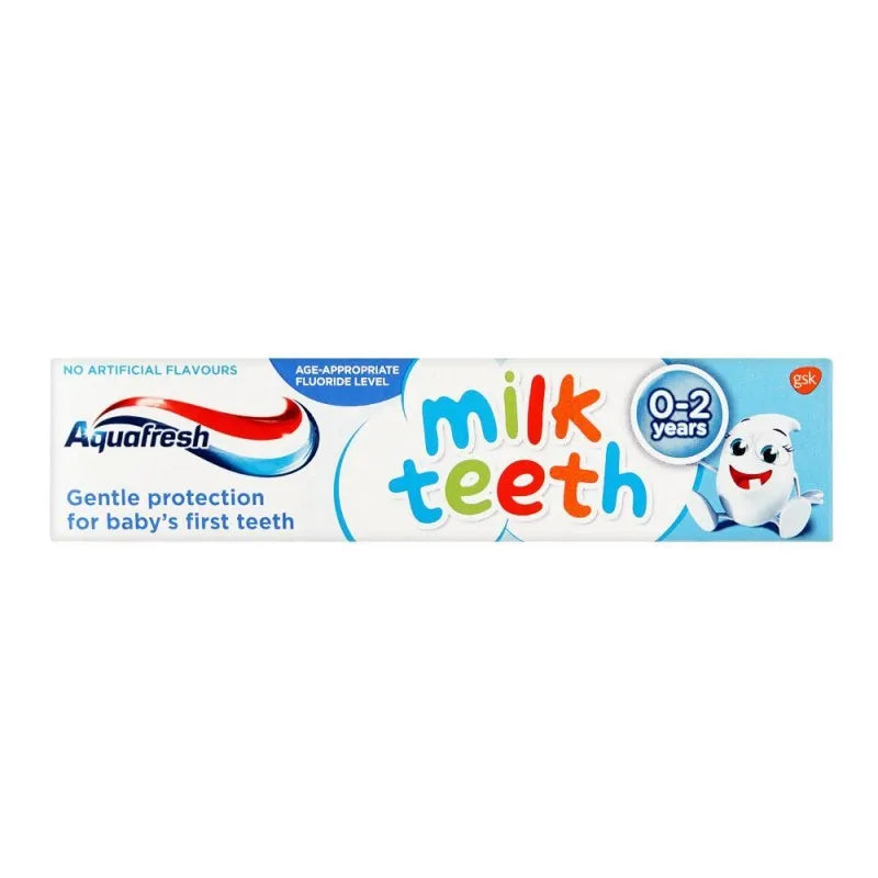 Buy Aquafresh Milk Teeth Toothpaste, 02 Years, 50ml