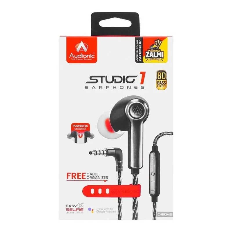 Buy Audionic Studio 1 Powerful Earphones, Gun Color